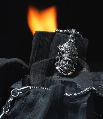 Khatu Shyam Maharaj Pendant with Chain