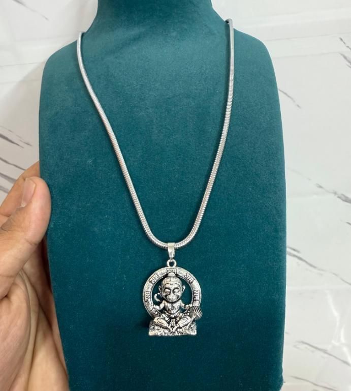 Lord Bal Hanuman Pendant with Chain